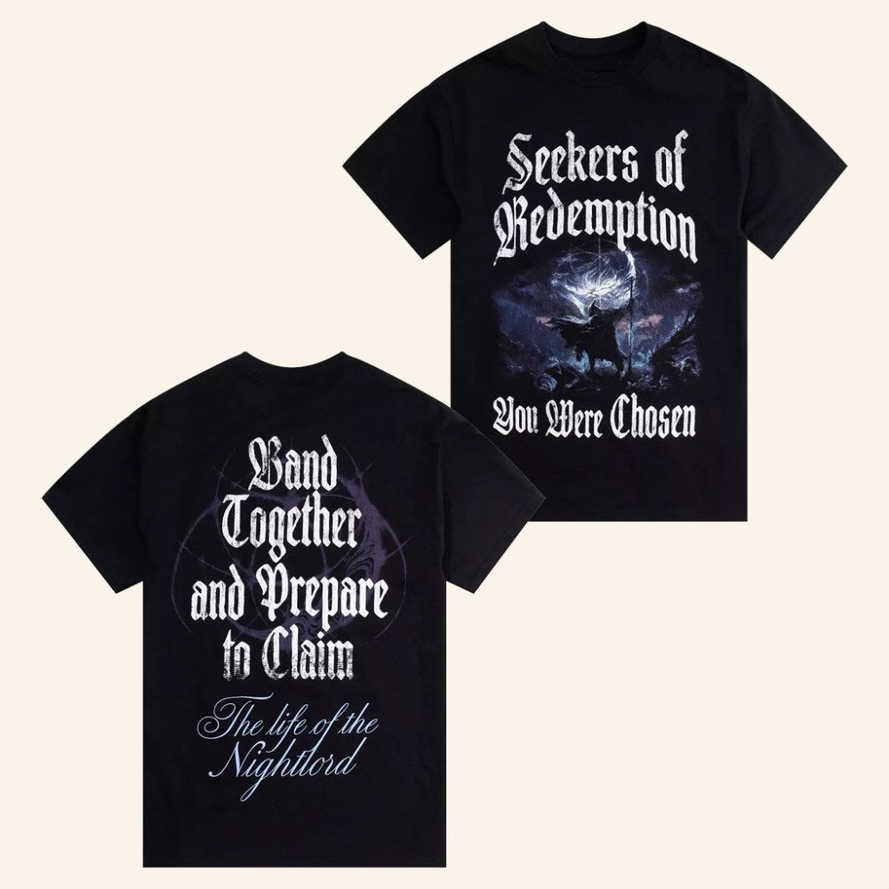 Elden Ring Merch Nightreign Seekers Of Redemption T-Shirt Present For Brothers - Roseregae