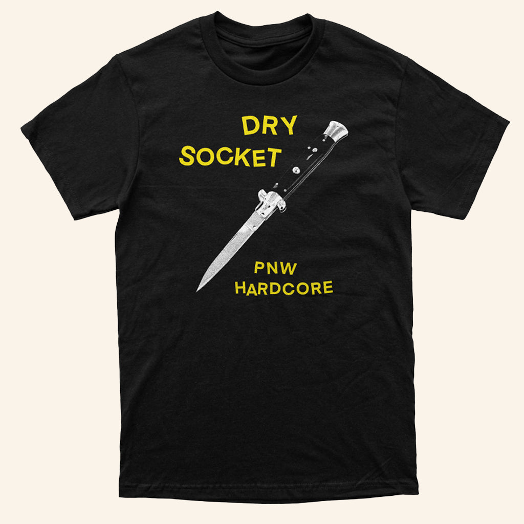 Electric Valley Records Merch Dry Socket Knife Logo T-Shirt Gifts For Music Lovers - Roseregae