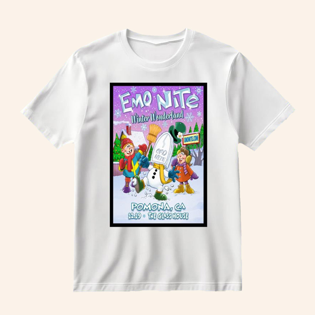 Emo Nite Winter Wonderland Event T-Shirt The Glass House In Pomona CA 2025 Tour Shirt Gifts - Roseregae