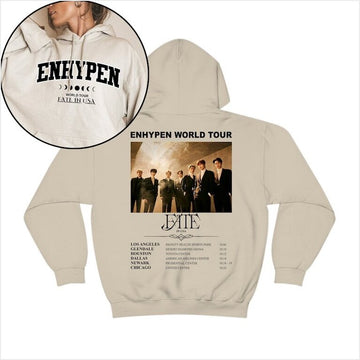 Enhypen Fate World Tour Hoodie En World Tour Fate Gifts For Sister Merch Apparel - Roseregae