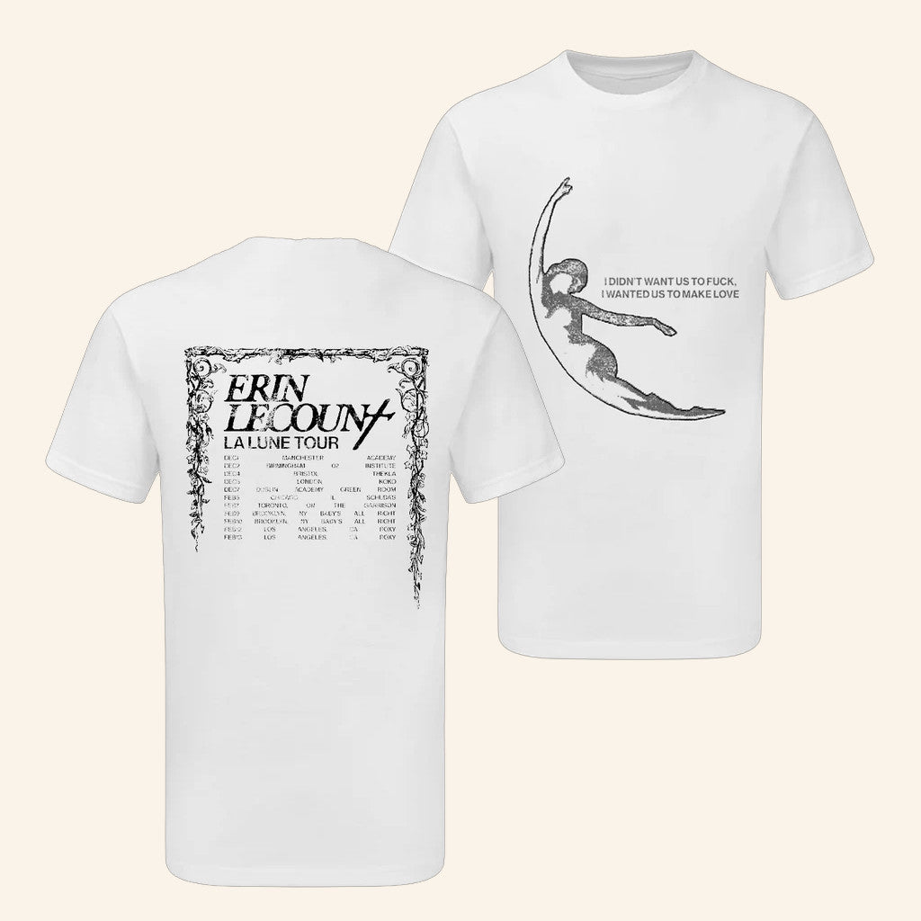 Erin Lecount Merch Erin Lecount La Lune T-Shirt Presents For Music Lovers - Roseregae