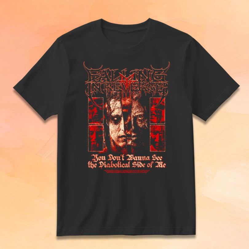 Falling In Reverse Merch Diabolical Black T-Shirt Gift Ideas For Rock Music Lovers - Roseregae