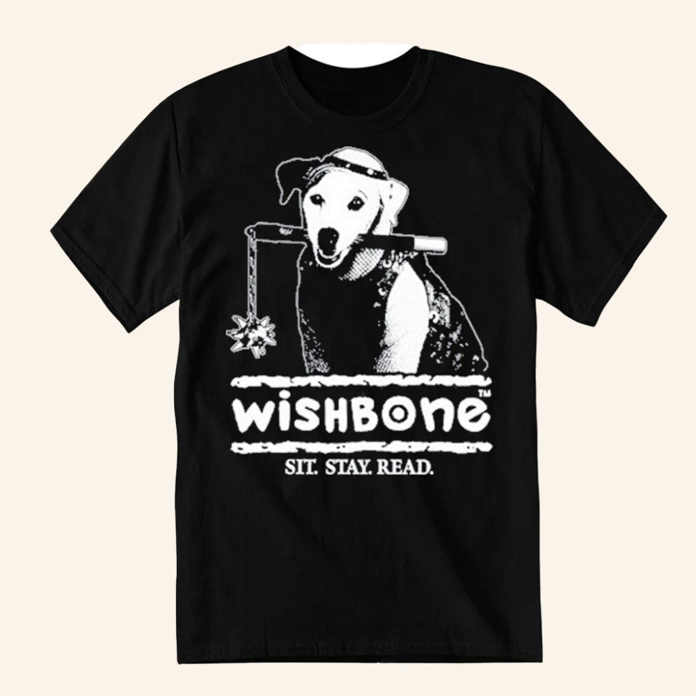 Farewell Transmission Prints Merch Wishbone Sit Stay Read T-Shirt Gift Ideas For Husband - Roseregae