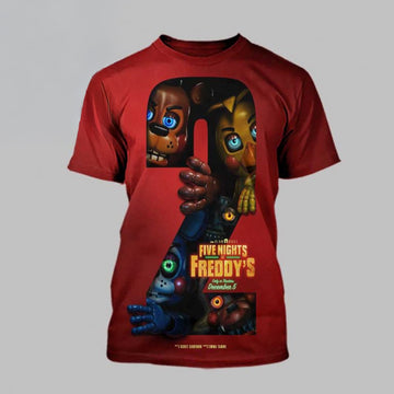 Five Nights At Freddy's 2 In Theaters December 5th 2025 T-Shirt Gifts For Horror Movie Fans - Roseregae