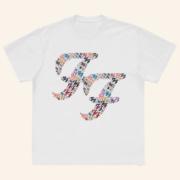 Foo Fighters Merch FF Repeat Logo T-Shirt Gift Ideas For Rock Lovers - Roseregae
