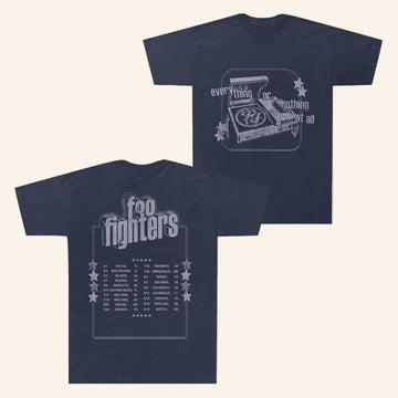 Foo Fighters Merch Record Player T-Shirt Gifts For Rock Music Lovers - Roseregae