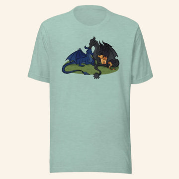 Fourth Wing Merch Tairn Sgaeyl And Andarna T-Shirt Best Gifts For Friends - Roseregae