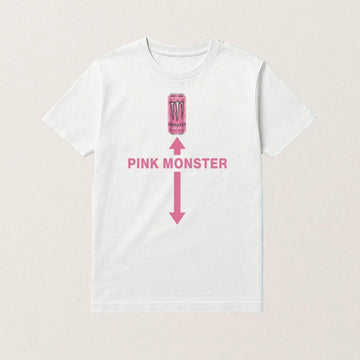 Funny Pink Monster Energy T-Shirt Strawberry Dreams Flavour Gifts For Him - Roseregae