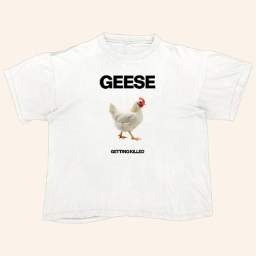 Geese Merch Chicken Geese Getting Killed T-Shirt Gifts For Rock Music Lovers - Roseregae