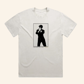 George Michael Merch Faith Photo T-Shirt Birthday Gifts For Music Lovers - Roseregae