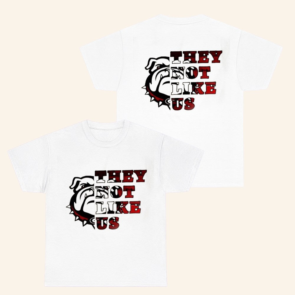 Georgia Football Merch They Not Like Us T-Shirt Best Gifts For Football Lovers - Roseregae