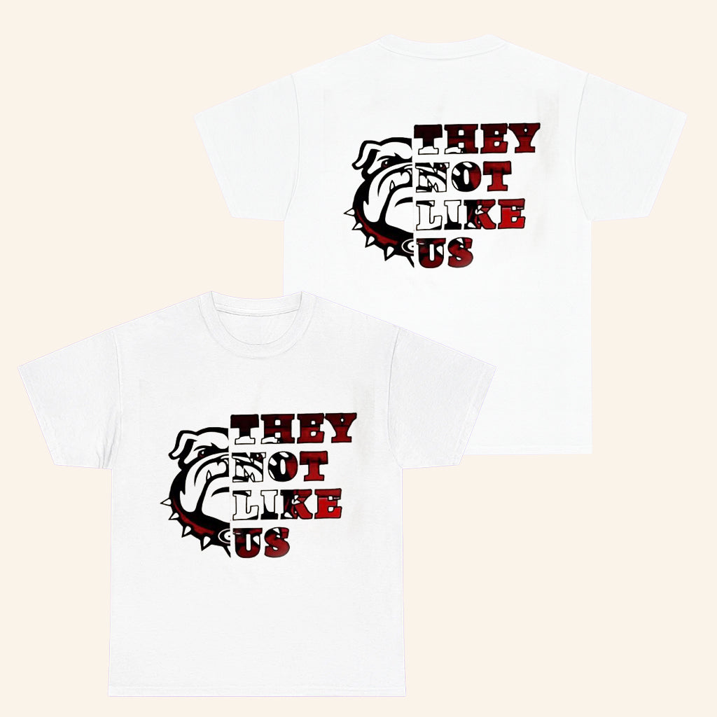 Georgia Football Merch They Not Like Us T-Shirt Best Gifts For Football Lovers - Roseregae