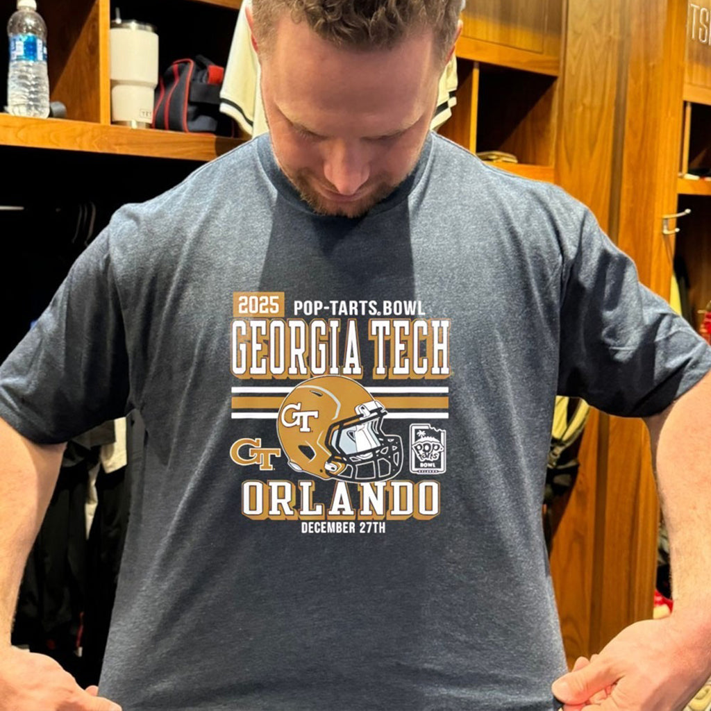 Georgia Tech Yellow Jackets Pop Tarts Bowl 2025 T Shirt - Roseregae