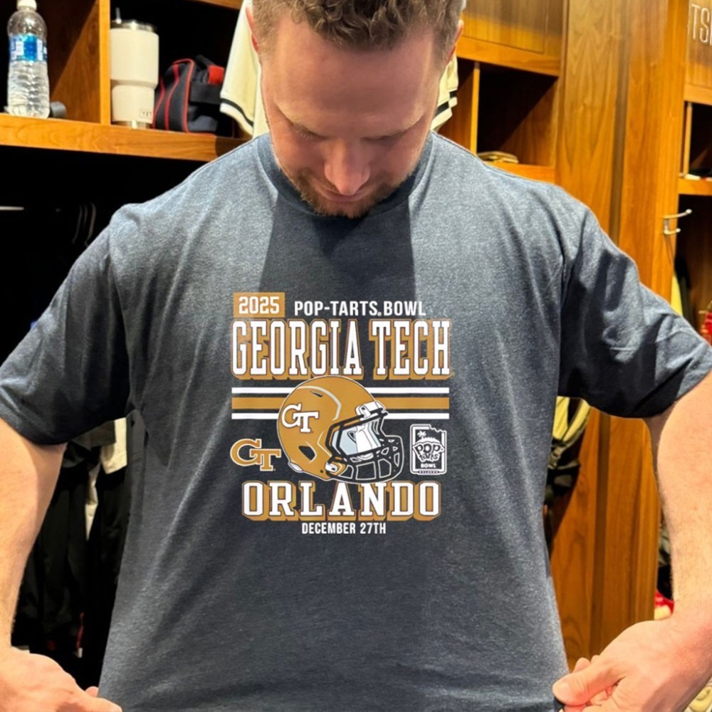 Georgia Tech Yellow Jackets Pop Tarts Bowl 2025 T Shirt - Roseregae