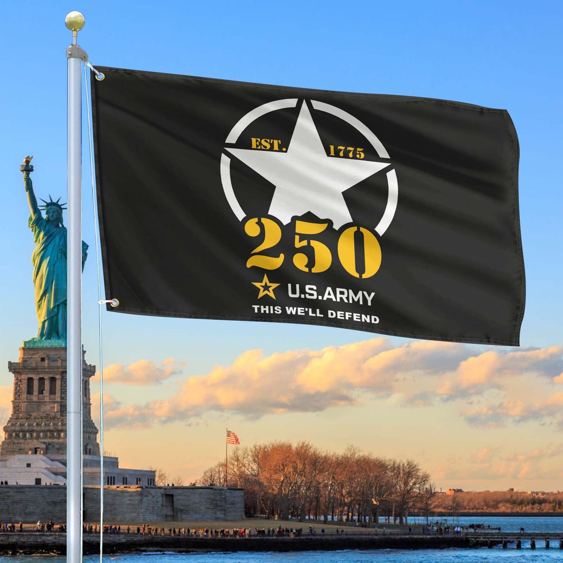 250th Anniversary Of The Army Flag Fourth of July Gifts For Army Veteran