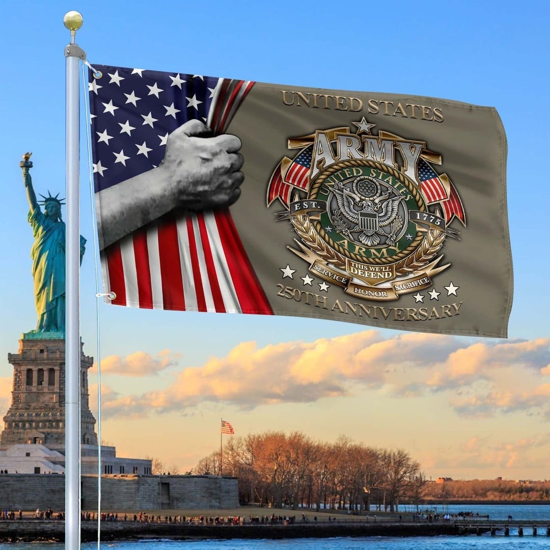 250th Anniversary Of The Army Flag Patriotic Gift for Army Veteran on 4th of July