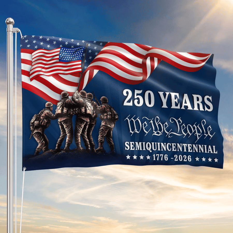 250th Anniversary Flag We The People Semiquincentennial Flag Home Decor