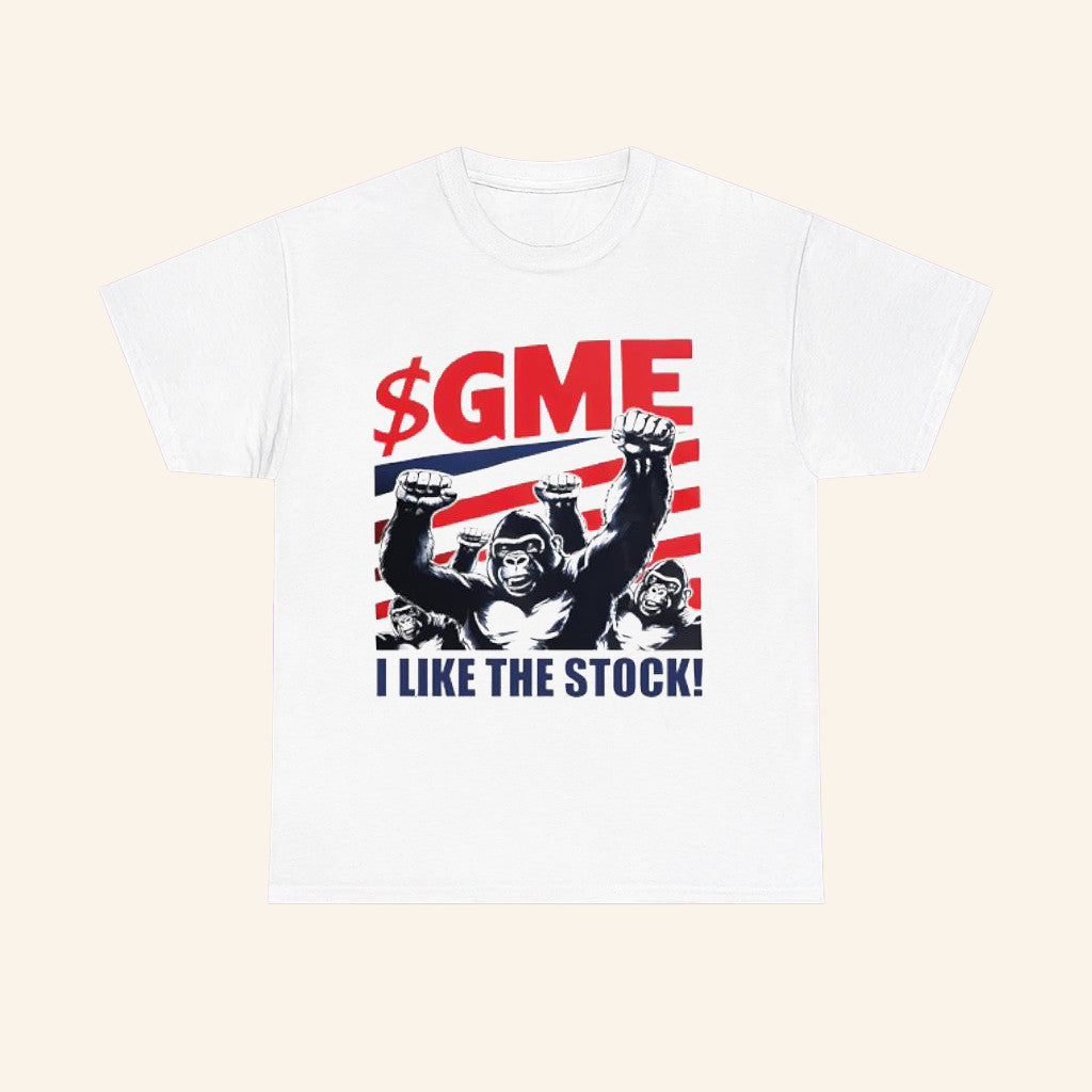 GME I Like The Stock T-Shirt Funny Gorilla GME Stock Shirt Gifts For Boyfriend - Roseregae
