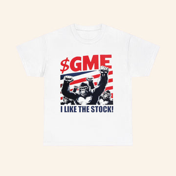 GME I Like The Stock T-Shirt Funny Gorilla GME Stock Shirt Gifts For Boyfriend - Roseregae