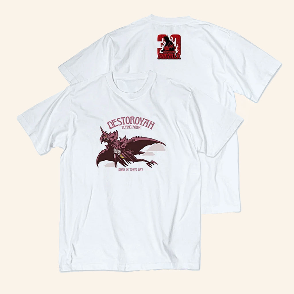 Godzilla Merch Godzilla Vs Destoroyah 30Th Anniversary Flying Form T-Shirt Gifts For Husband - Roseregae