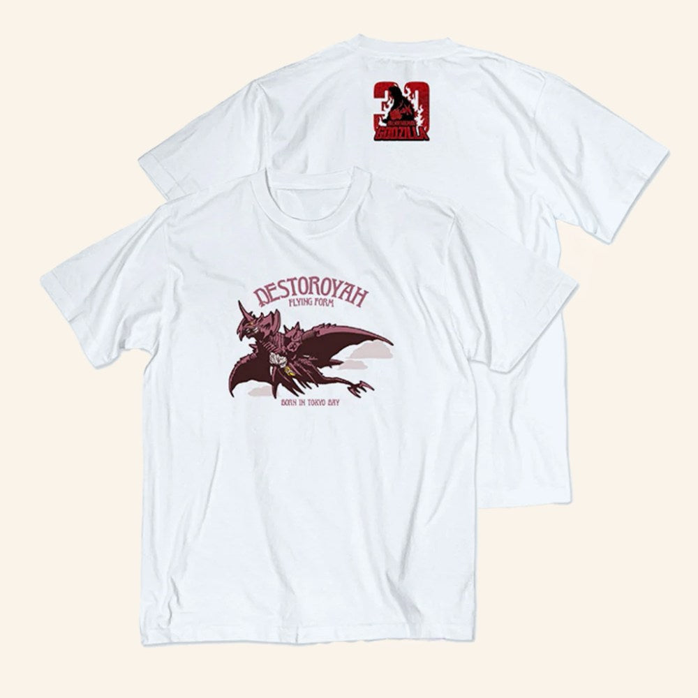 Godzilla Merch Godzilla Vs Destoroyah 30Th Anniversary Flying Form T-Shirt Gifts For Husband - Roseregae