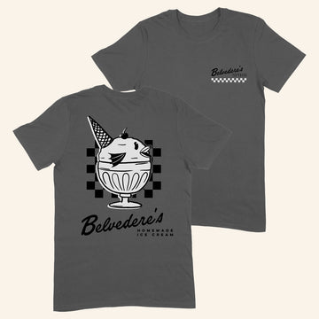 Good Mythical Morning Merch Belvedere's Homemade Ice Cream T-Shirt Present For Wife - Roseregae