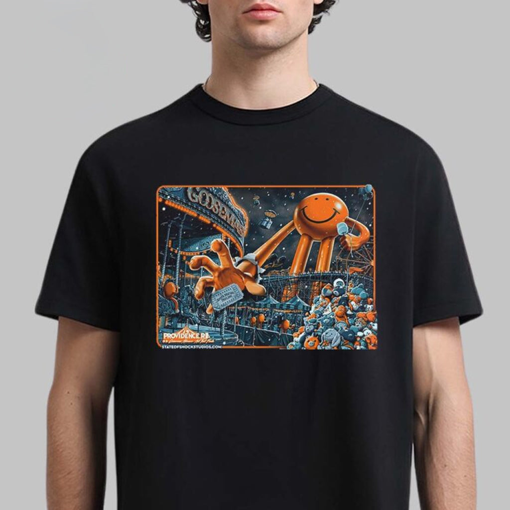 Goosemas Providence Rhode Island 2025 Event Poster At Amica Mutual Pavilion On Dec 12 13 2025 Shirt - Roseregae