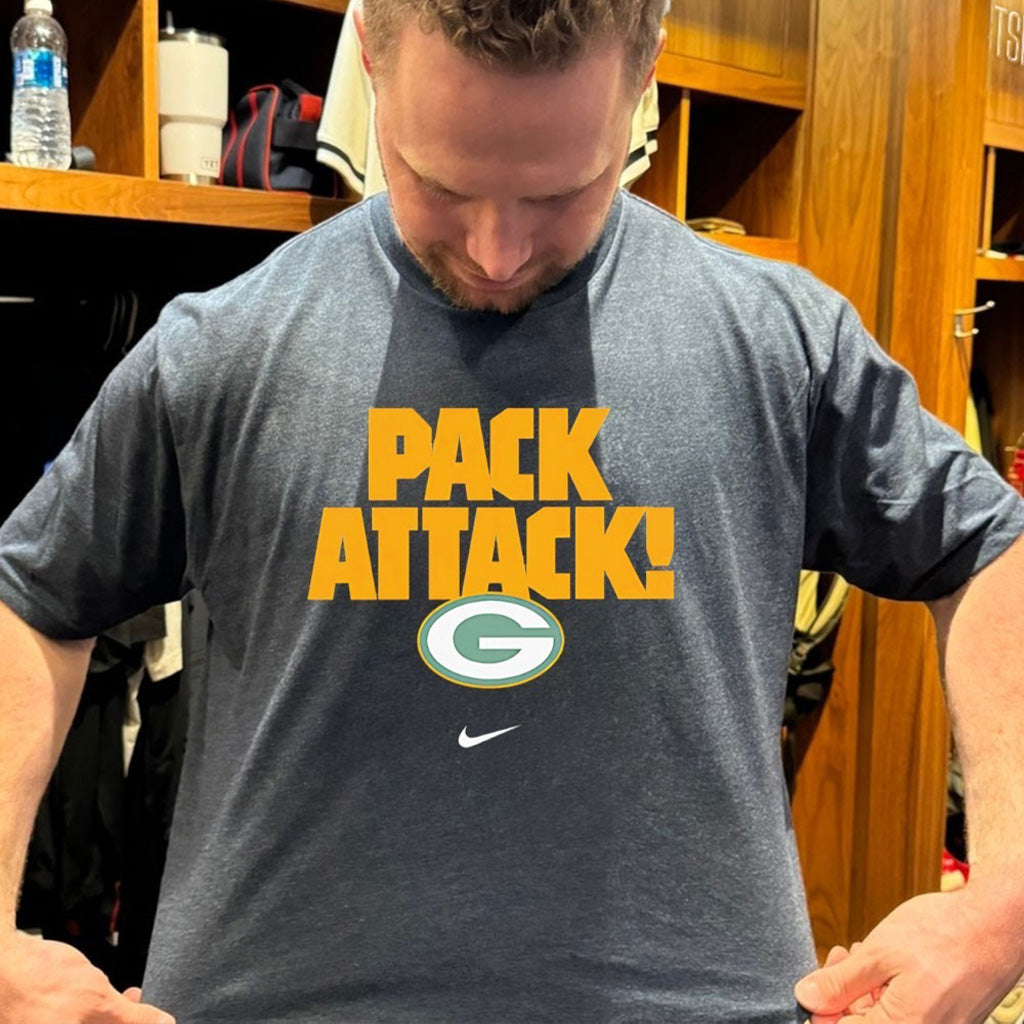 Green Bay Packers Nike Pre School Local Pack Attack T Shirt - Roseregae