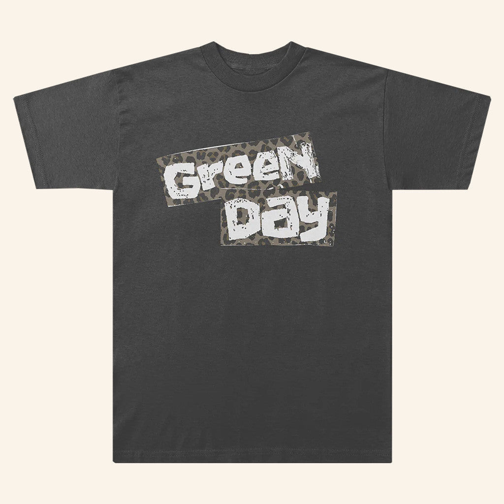 Greenday Merch Cheetah Logo T-Shirt Present For Husband - Roseregae