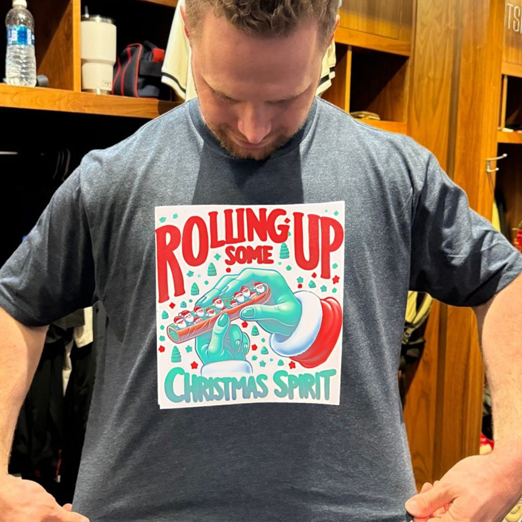 Grinch Hands Rolling Up Some Christmas Spirit T Shirt - Roseregae