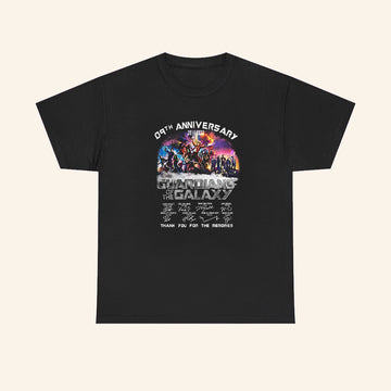 Guardians Of The Galaxy 09Th Anniversary T-Shirt Thank You For The Memories Shirt Gift For Fans - Roseregae