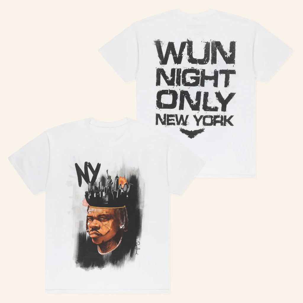 Gunna Merch Wun Night Only New York T-Shirt Gifts For Rap Music Lovers - Roseregae