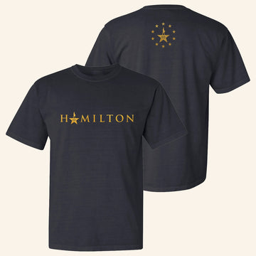 Hamilton Merch Hamilton 10 Years Title T-Shirt Cool Gifts For Music Lovers - Roseregae