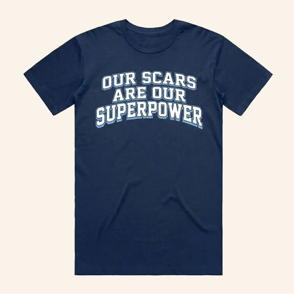 Happy Valley United Merch Our Scars Are Our Superpower T-Shirt Best Gifts For Boyfriend - Roseregae
