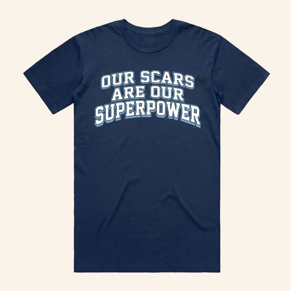 Happy Valley United Merch Our Scars Are Our Superpower T-Shirt Best Gifts For Boyfriend - Roseregae