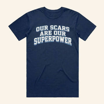 Happy Valley United Merch Our Scars Are Our Superpower T-Shirt Best Gifts For Boyfriend - Roseregae