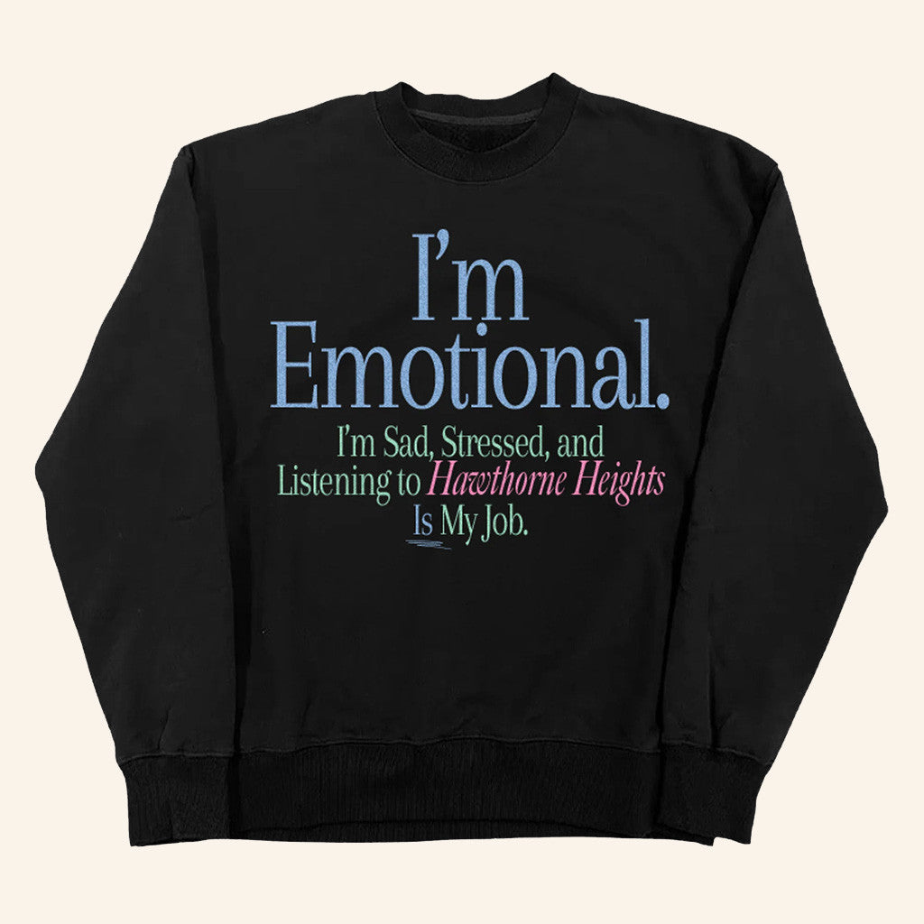 Hawthorne Heights Merch Very Emotional Crewneck Sweatshirt Best Gifts For Rock Band Fans - Rose Regae