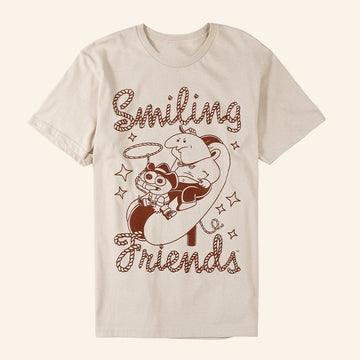 Hot Topic Merch Smiling Friends Hot Dog T-Shirt Gifts Ideas For Sisters - Roseregae