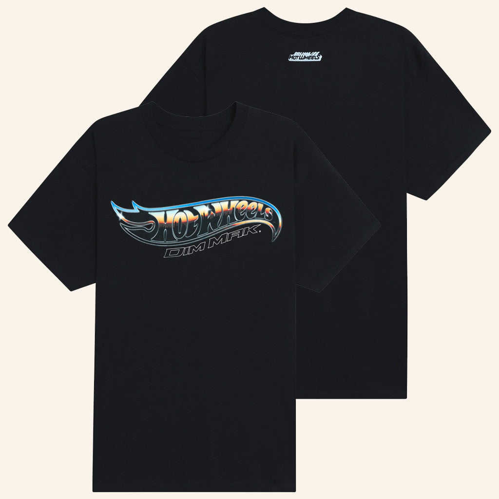 Hot Wheels x Dim Mak Collection Merch Cityscape Logo T-Shirt Car Lover Gifts For Him - Roseregae