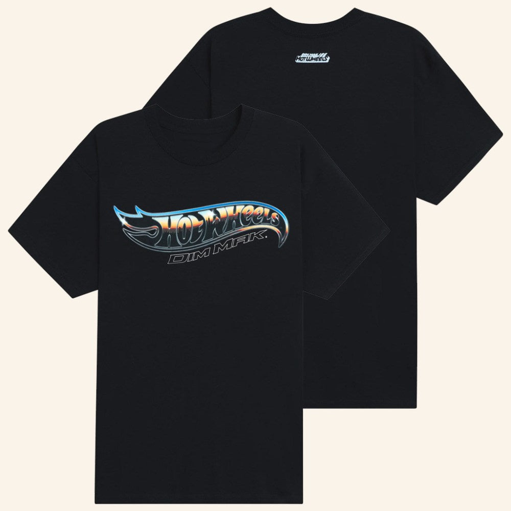 Hot Wheels x Dim Mak Collection Merch Cityscape Logo T-Shirt Car Lover Gifts For Him - Roseregae