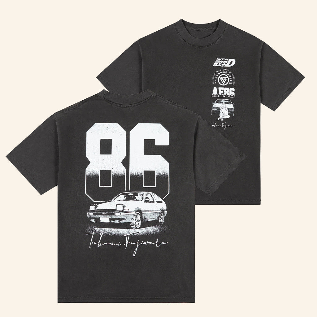Hypland Merch Initial D Fujiwara 86 Shirt Birthday Presents For Him - Roseregae