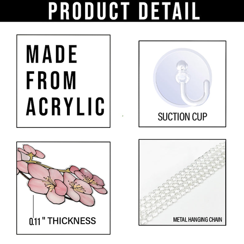 Stained Glass Black Women Dancing Suncatcher - Sisterhood Wall Art