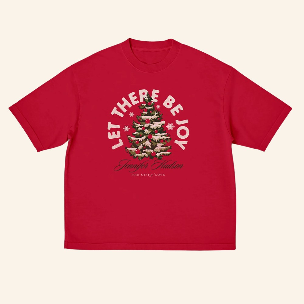 Interscope Records Merch Jennifer Hudson Let There Be Joy T-Shirt Christmas Gifts For Her - Roseregae