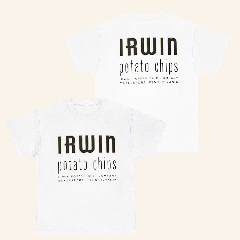 Irwin Potato Chip Company McKeesport Pennsylvania T-Shirt Unique Gifts For Dad - Roseregae