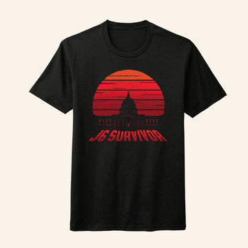 J6 Survivor T-Shirt US Capitol Building Shirt Patriotic Apparel Gifts For Brothers - Roseregae