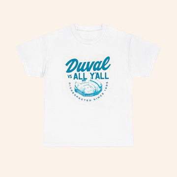 Jacksonville Jaguars Duval Vs All Yall Disrespected Simce 1995 T Shirt - Roseregae