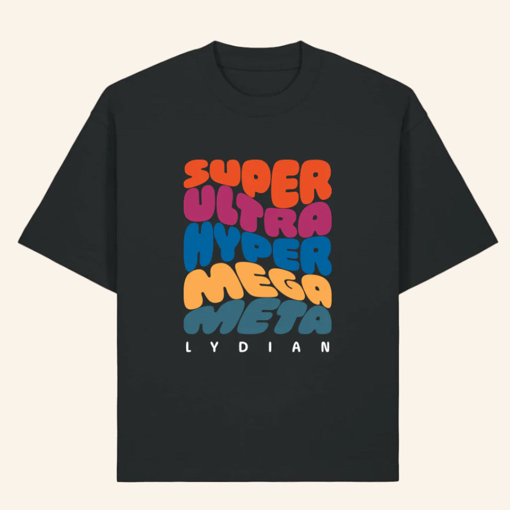 Jacob Collier Merch Super Ultra Hyper Mega Meta Lydian T-Shirt Gifts For Music Fans - Roseregae
