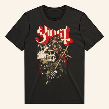JB Hi Fi Merch Ghost Black T-Shirt Unique Gift For Boyfriend - Roseregae