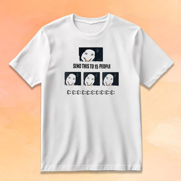 Jeff The Killer Merch Send This To 15 People T-Shirt Gifts For Horror Lovers - Roseregae