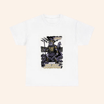 Jmu Dukes 2025 Sun Velt Champions Mascot T Shirt - Roseregae